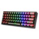 RGB Механична геймърска клавиатура Redragon Fizz K617CTB-RGB с transparent switches