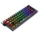 RGB Механична геймърска клавиатура Redragon Fizz K617CTB-RGB с transparent switches