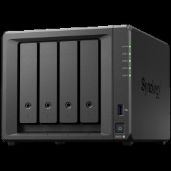 Synology DiskStation DS923+, Tower, 4-Bays 3.5'' SATA HDD/SSD, 2 x M.2 2280 NVMe SSD slot, CPU AMD R1600 2-core 2.6 (base) / 3.1 (turbo) GHz, 4 GB DDR4 ECC, 2x RJ-45 1GbE LAN Port; 2x USB 3.2; eSATA port; 2.24 kg; 3yr warranty - Synology