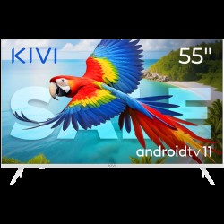 55', UHD, Android TV 11, White, 3840x2160, 60 Hz, Sound 2x12W, 83 kWh/1000h , BT5.1, HDMI ports 4, 24 months - Телевизори, Проектори, Дисплеи