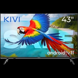 43', UHD, Android TV 11, Black, 3840x2160, 60 Hz, Sound 2x12W, 53 kWh/1000h , BT5.1, HDMI ports 4, 24 months - Офис