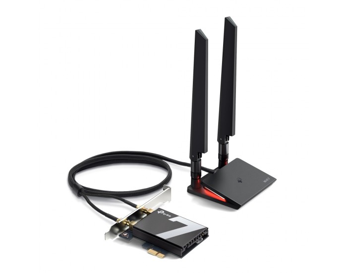 3-лентов Bluetooth 5.4 Wi-Fi7 PCIe адаптер TP-Link Archer TBE550E BE9300