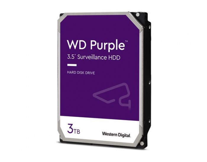 WD Purple 3TB SATA HDD 3.5inch internal 256MB Cache