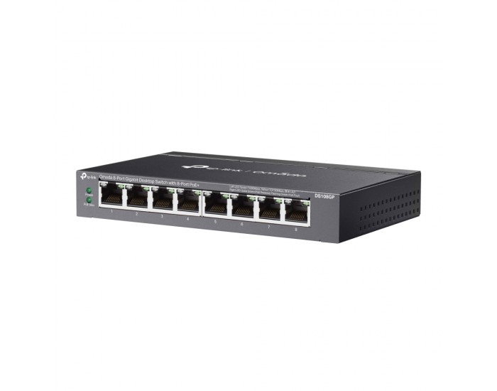 Комутатор TP-Link Omada DS108GP 8-портов PoE+