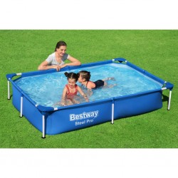 Bestway Steel Pro Плувен басейн 221x150x43 см - Басейни и Спа