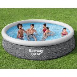 Bestway Комплект кръгъл плувен басейн 366x76 см - Басейни и Спа