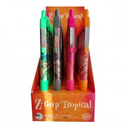 Zebra Химикалка Z-Grip Tropical, 20 броя в дисплей - Пишещи средства