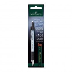 Faber-Castell Автоматичен молив Grip Matic 1375, 0.5 mm, с мини графити, в блистер - Пишещи средства