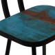 Sonata Бар столове, 2 бр, регенерирано дърво масив, многоцветни -