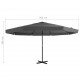Sonata Градински чадър с алуминиев прът, 500 см, антрацит -