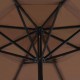 Sonata Градински чадър с алуминиев прът, 500 см, таупе -