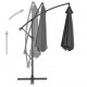 Sonata Градински чадър, чупещо рамо и алуминиев прът, 300 см, антрацит -