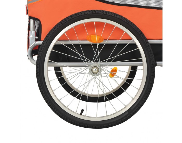 Sonata Кучешко ремарке за велосипед, оранжево и кафяво -