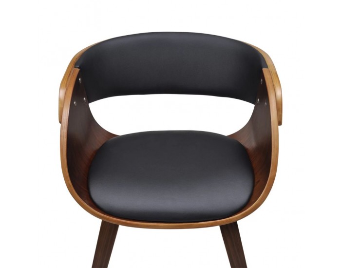 Sonata Трапезен стол с дървена рамка, кафяво дърво -