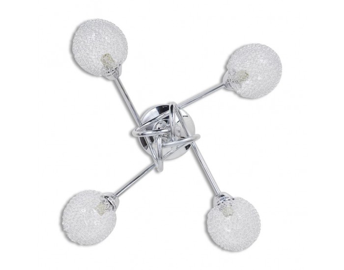 Лампа за таван с 4 мрежести абажура, за крушки тип G9 -