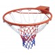 Баскетболен кош с мрежа, цвят оранжев -