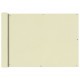 Sonata Балконски екран от оксфорд плат, 75x600 см, кремав -