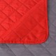 Sonata Двулицева ватирана завивка, червено и сиво, 230 x 260 cм -