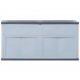 Sonata Градинска кутия за съхранение, 320 л, сиво-черна -