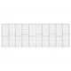 Sonata Габионна стена с капаци, поцинкована стомана, 600х30х200 см -