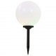 Sonata Градински соларни лампи, 4 бр, LED, сферични, 30 см, RGB -
