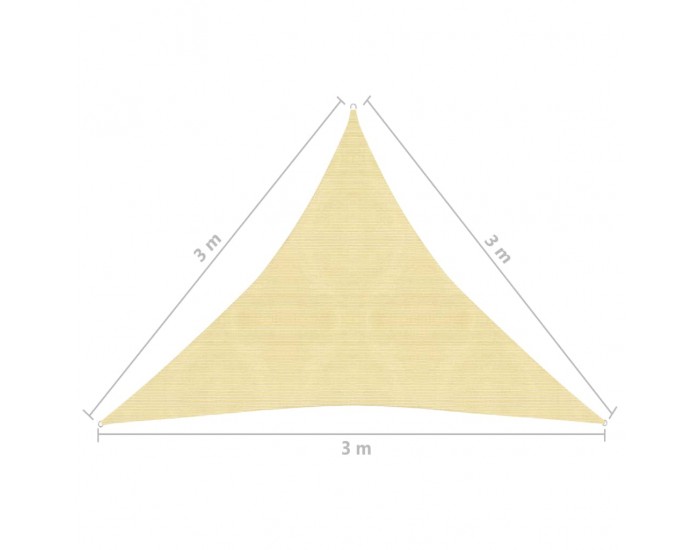 Sonata Платно-сенник, 160 г/м², бежово, 3x3x3 м, HDPE